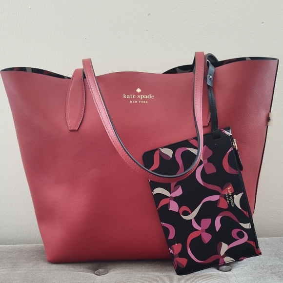 Kate Spade Black and Pink Tote Bag